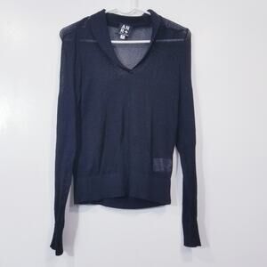 ANR+ Presented by ALP-n-Rock Black Knit Blouse